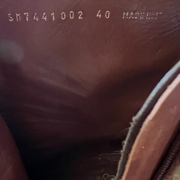 Yves Saint Laurent Vintage Close Toe Clog Geisha 90 Leather Booties EU40/US 10 - Picture 9 of 13